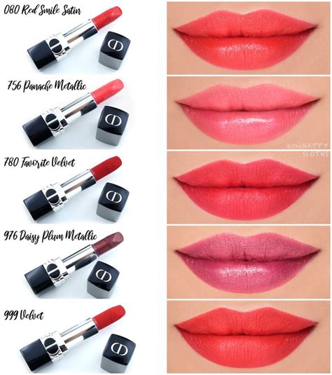 Rouge Dior lipstick colors